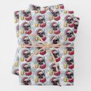 Search for pug christmas wrapping paper Santa