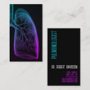 Search for lung business cards Respiratory therapist