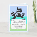 Search for cat lady birthday cards Feline