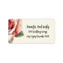 Search for shabby return address labels Rose