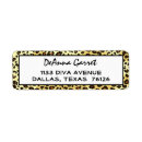 Search for cheetah print return address labels Chic
