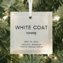 Search for white coat christmas tree decorations Ceremony