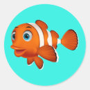 Search for cute clown stickers Fish