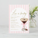 Search for martini bridal shower invitations Love is brewing