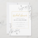 Search for black and ivory bridal shower invitations Bride