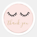 Search for pink black thank you stickers Girly