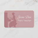 Search for piano player business cards Composer