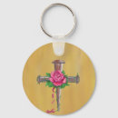 Search for rose cross key rings Christian