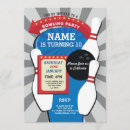 Search for adult bowling party invitations Girl