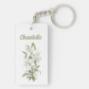 Search for white lily flower key rings Floral