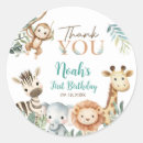 Search for safari favor stickers Safari animals birthday