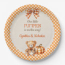 Search for brown gingham paper plates Orange