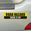 Search for hazardous bumper stickers New driver