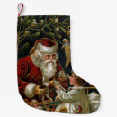 Search for vintage christmas stockings Santa claus