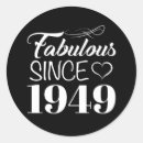 Search for womens 70th birthday stickers 70 years old