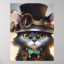Search for steampunk cat art Feline