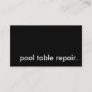 Search for pool table business cards Billiards