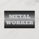 Search for workers business cards Metal