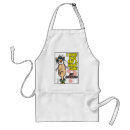 Search for cartoon woman aprons Food