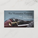 Search for car restoration business cards Restorer