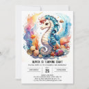 Search for seahorse invitations Seashells