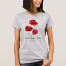 Search for red poppy flowers tshirts Garden