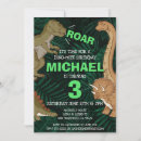 Search for trex birthday invitations Kids bday party