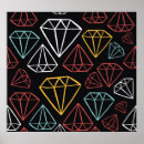 Search for diamond patterned posters White