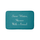 Search for funny bath mats Blue