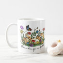 Search for blooming garden mugs Butterfly