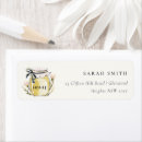 Search for honey return address labels Mum to bee