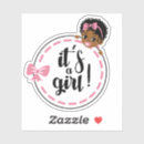 Search for african american baby girl shower stickers Mother to be
