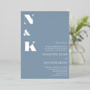 Search for dusty blue and silver wedding invitations Modern