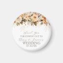 Search for floral wedding magnets Beige