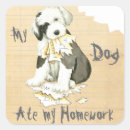 Search for old english sheepdog stickers Oes