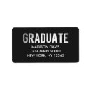 Search for silver graduation return address labels Trendy