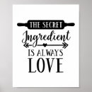 Search for ingredients posters Cooking
