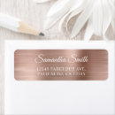 Search for contemporary return address labels Elegant