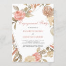 Search for roses engagement party invitations Dusty rose