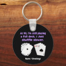 Search for 80th birthday round key rings Years