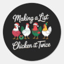 Search for santa chicken stickers 2026