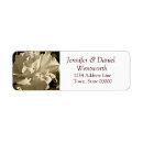 Search for sepia return address labels Elegant