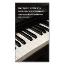 Search for teacher magnetic business cards Piano keys