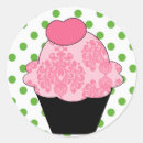 Search for pink polkadots stickers Cupcake