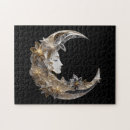 Search for womans face puzzles Flowers