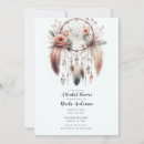 Search for dreamcatcher bridal shower invitations Bohemian