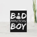 Search for love badminton cards Tennis