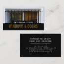 Search for window installer business cards Construction