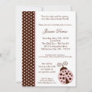Search for lady bug birthday invitations Pink