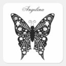 Search for butterfly monogram stickers Simple
